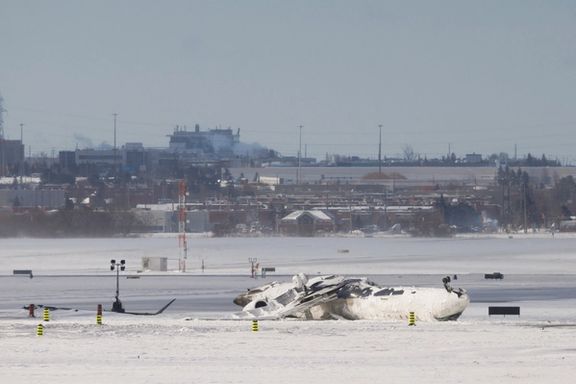 هیئت ایمنی حملونقل کانادا جعبه سیاه هواپیمای واژگون شده در فرودگاه تورنتو را یافت
