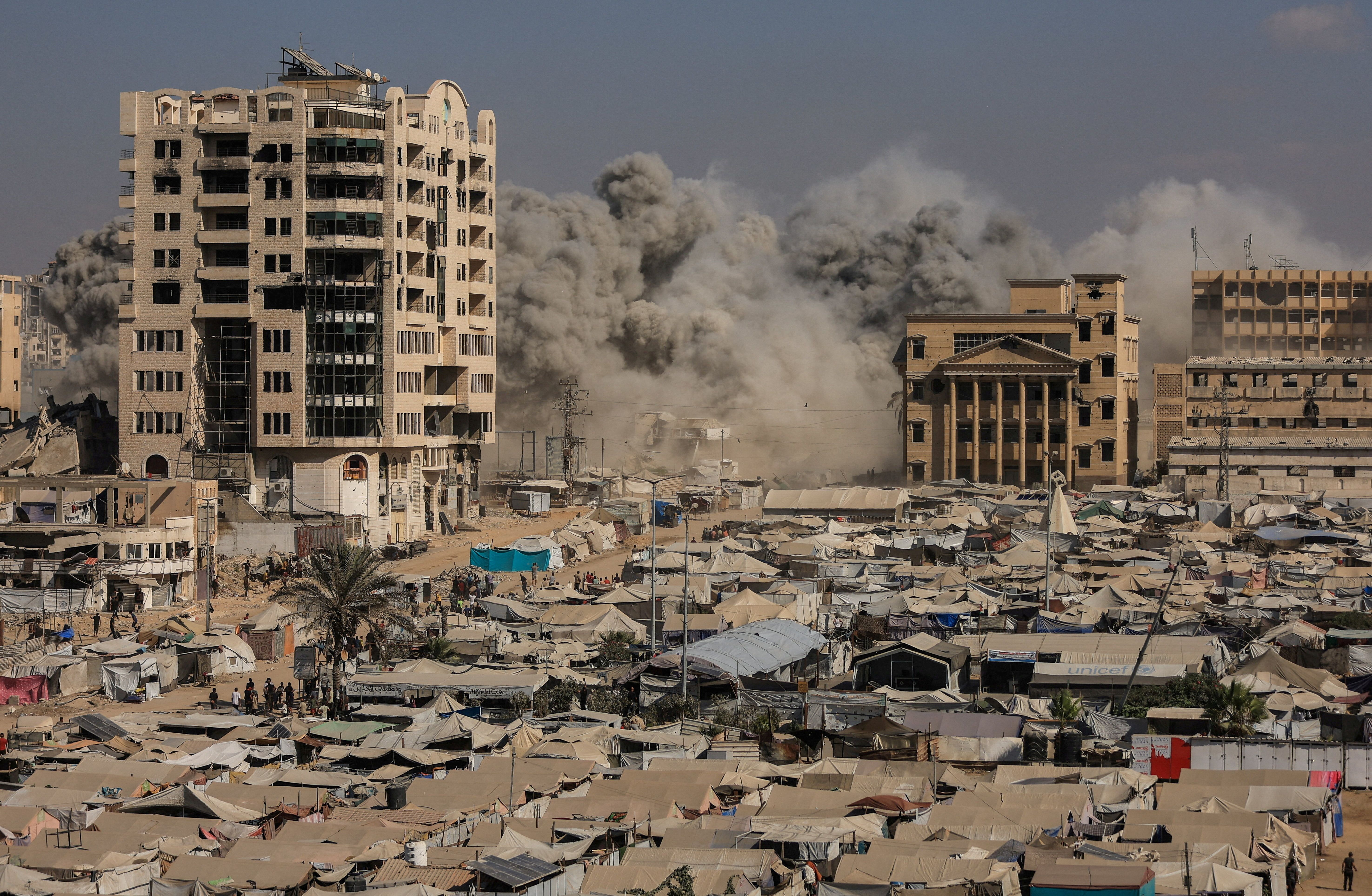 اسرائیل: ۲۵۰ هزار نفر در هفته‌های اخیر شهر غزه را ترک کردند