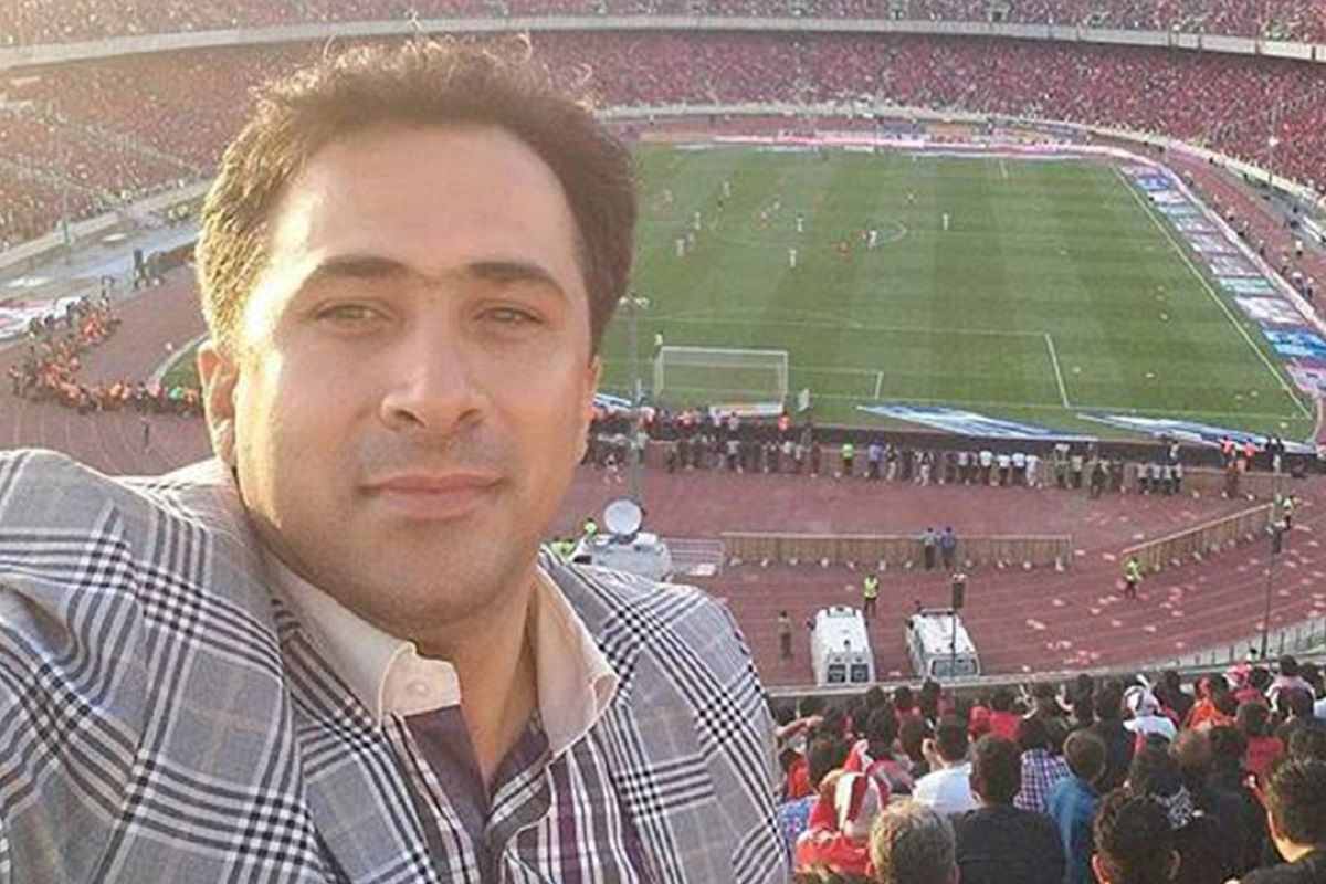 Sport reporter Davoud Abedi (file photo)