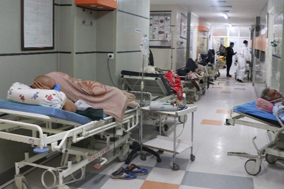دانشگاه علوم پزشکی اهواز: به دلیل کمبود شدید تخت، بیماران کرونا را در راهرو بستری کردهایم