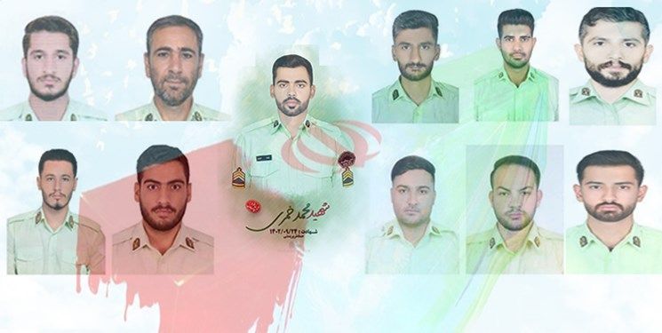 Fars news agency affiliated with the IRGC published photos of 11 police officers initially announced as killed in the attack. Dec.15, 2023