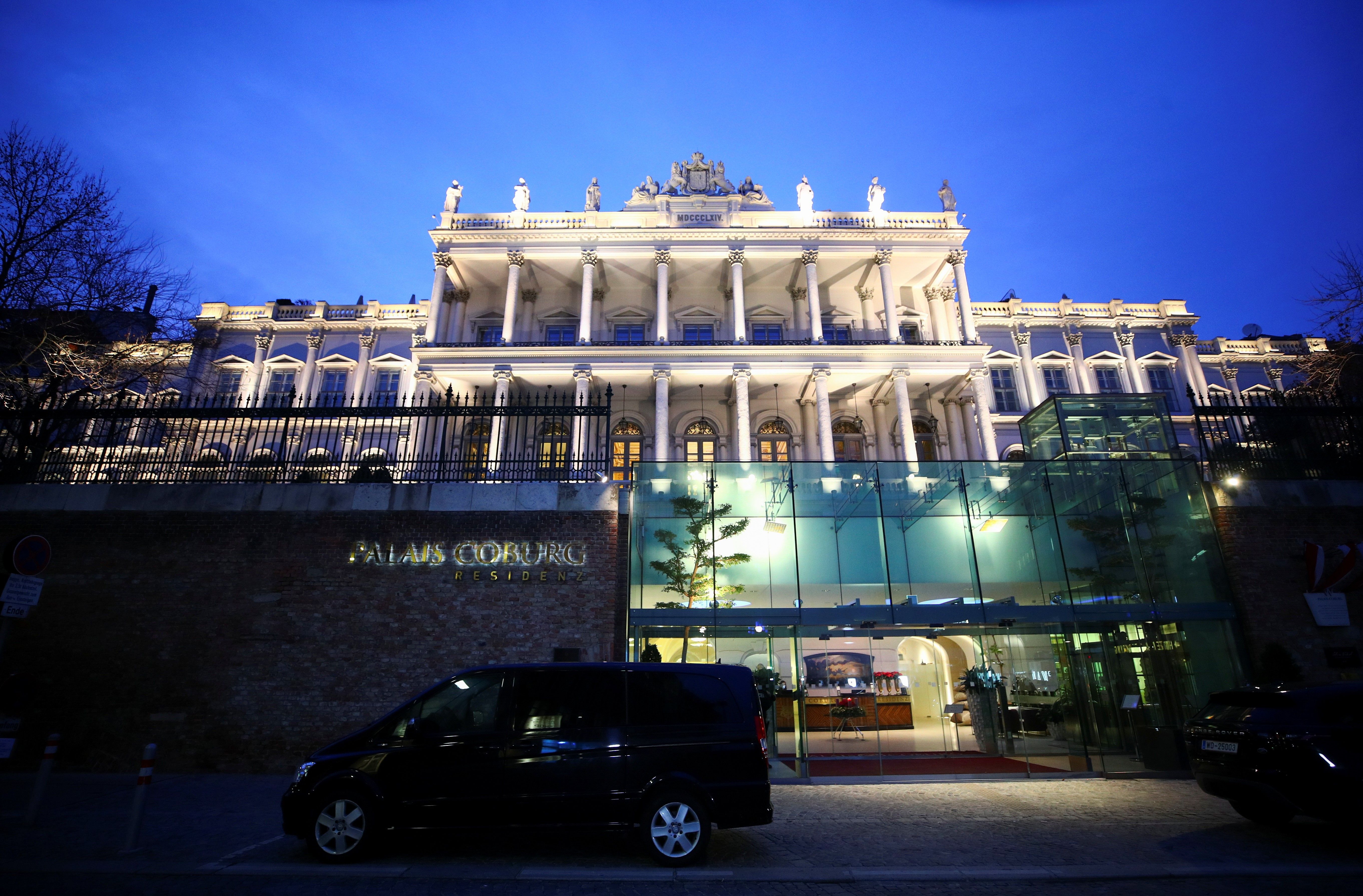 Palais Coburg hotel, the venue of Iran nuclear talks in Vienna