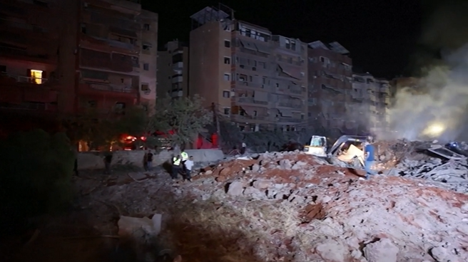 Israel targets Hezbollah in Beirut air strikes, Nasrallah fate unknown