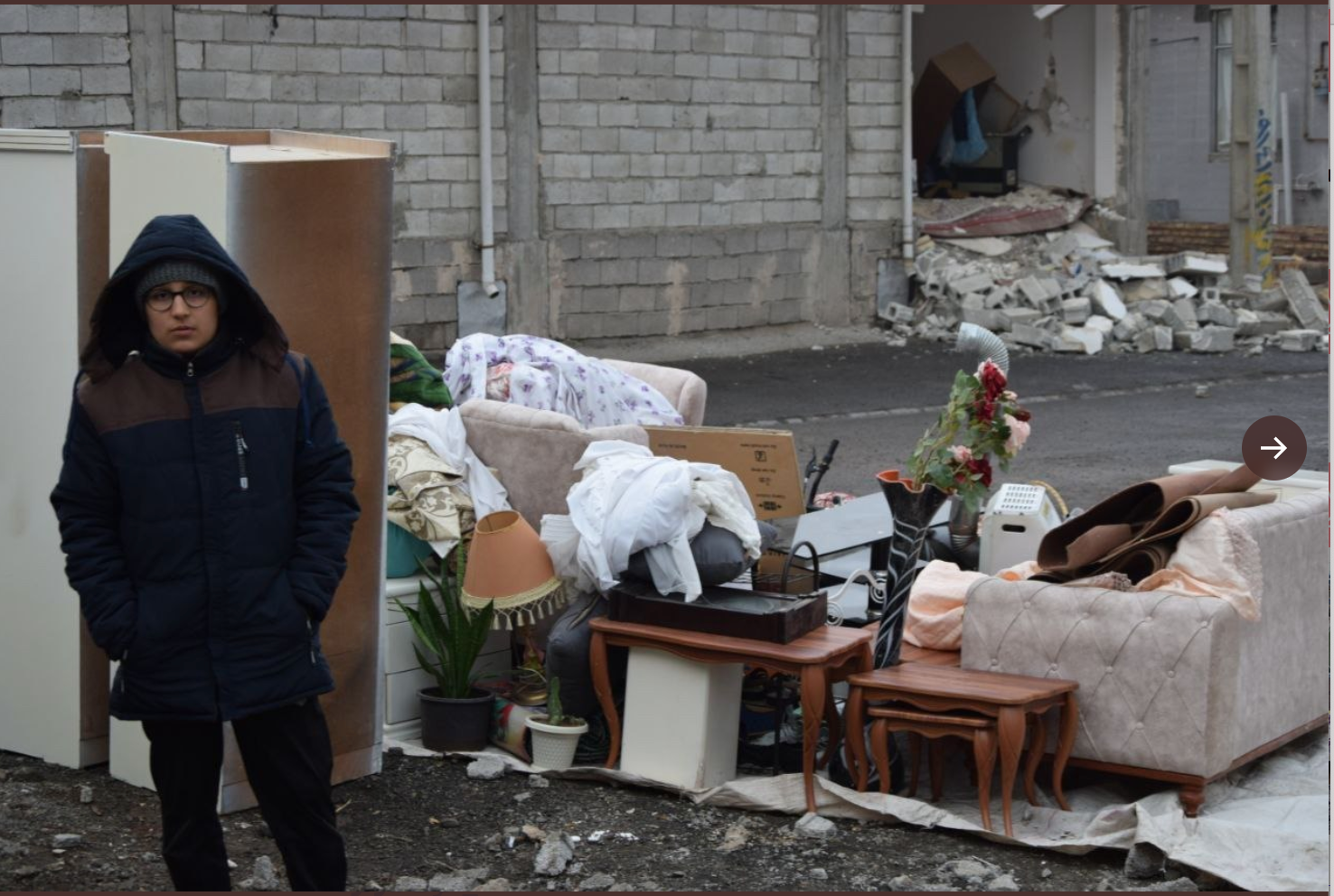 Victims of the earthquake in the city of Khoy (January 2023)