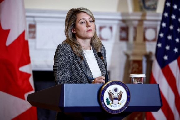 Canadian Foreign Minister Melanie Joly attends a joint news conference with US Secretary of State Antony Blinken, at the State Department in Washington, US, September 30, 2022.