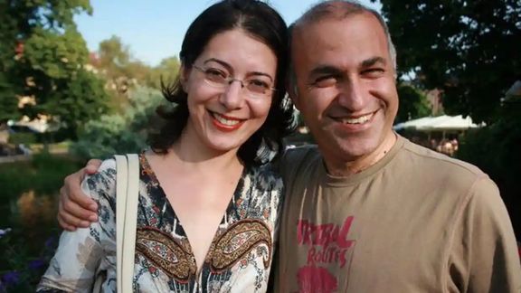 Kamran Ghaderi with his wife, Harika (Photograph: Courtesy of Ghaderi family)