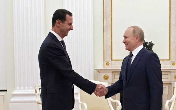 دفتر ریاست جمهوری سوریه: بشار اسد در تماس با پوتین از موضع او در مورد اوکراین حمایت کرد