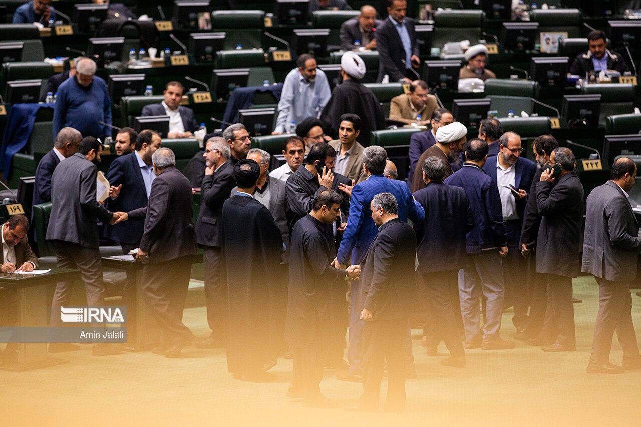 A session of the Iranian parliament on December 19, 2023