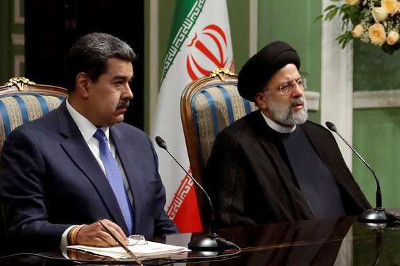 Presidents Maduro and Raisi during their joint press conference in Tehran. June 11. 2022