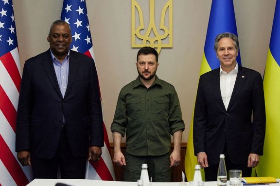 وعده صدها میلیون کمک جدید آمریکا به اوکراین، در جریان سفر بلینکن و آستین به کییف