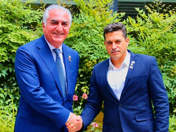 Iran's Exiled Prince and Israeli Minister Discuss Diaspora Solidarity