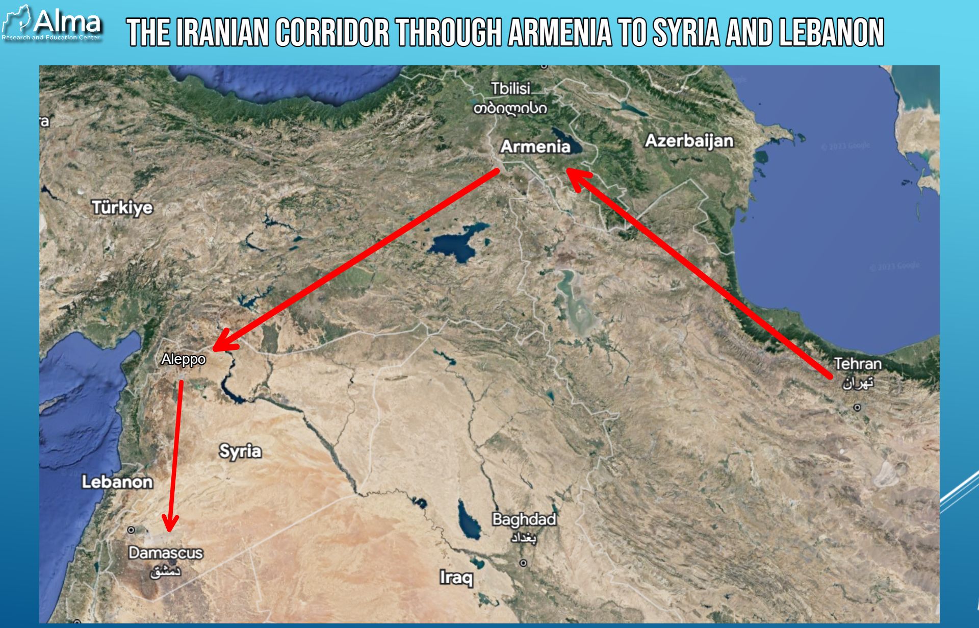 Iran Using Armenia As Conduit Against Israel – Alma Institute  