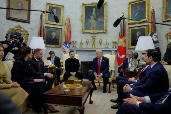 دیدار زلنسکی با ترامپ و مقامهای آمریکایی در کاخ سفید