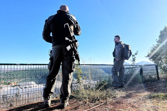 سربازان اسرائیلی در نزدیکی مرز لبنان و اسرائیل، ۱۳ مهر