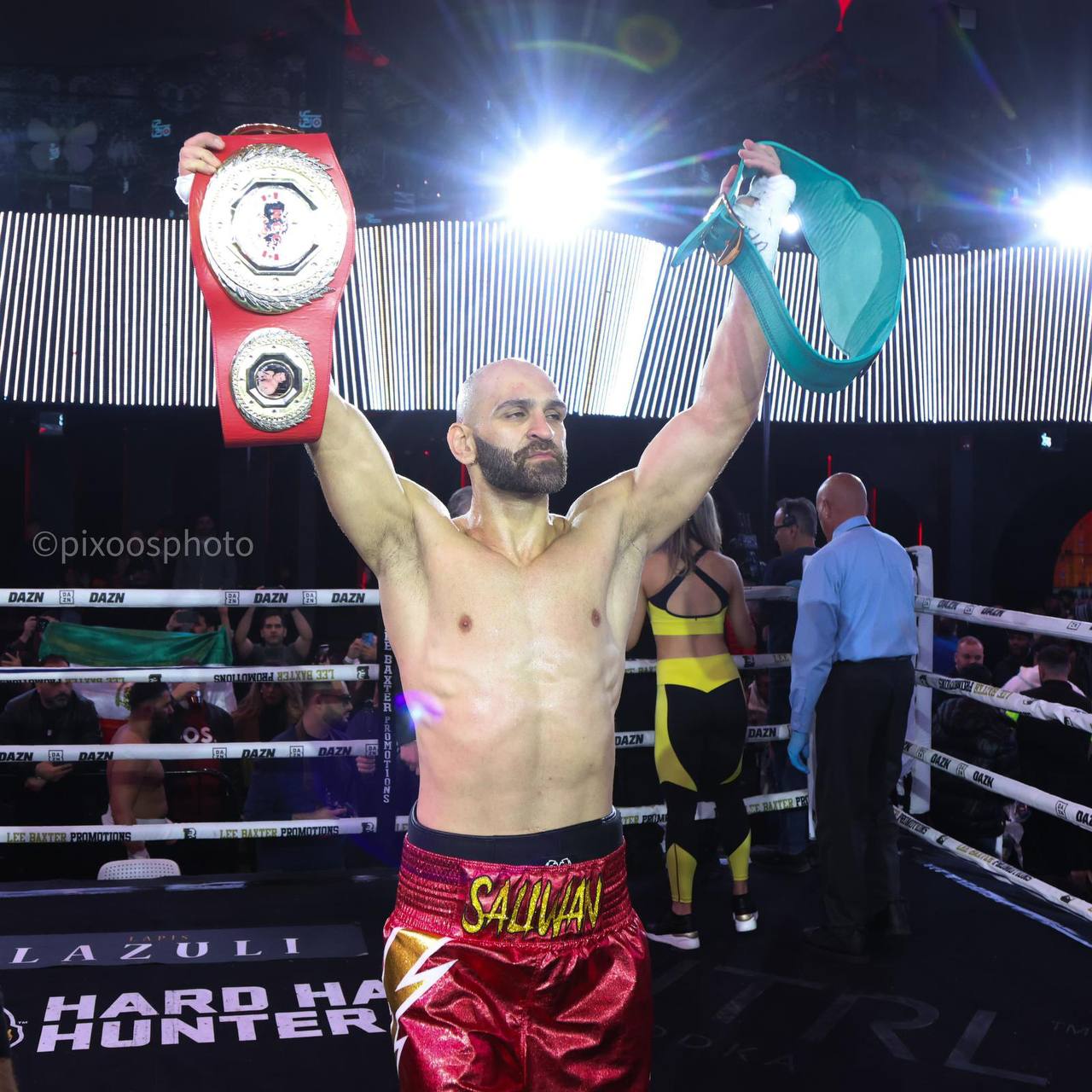 سالار غلامی قهرمان بوکس آمریکایی شمالی شد