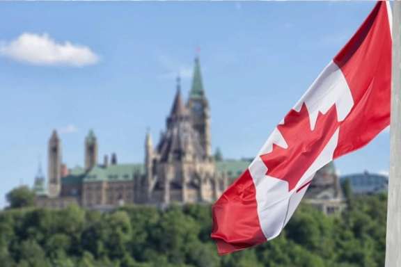 The national flag of Canada