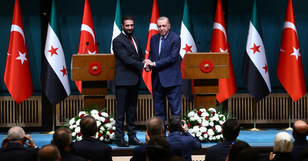 دیدار رجب طیب اردوغان و احمد الشرع، آنتالیا، ۲۲ فروردین