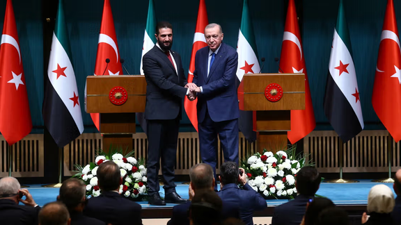 دیدار رجب طیب اردوغان و احمد الشرع، آنتالیا، ۲۲ فروردین