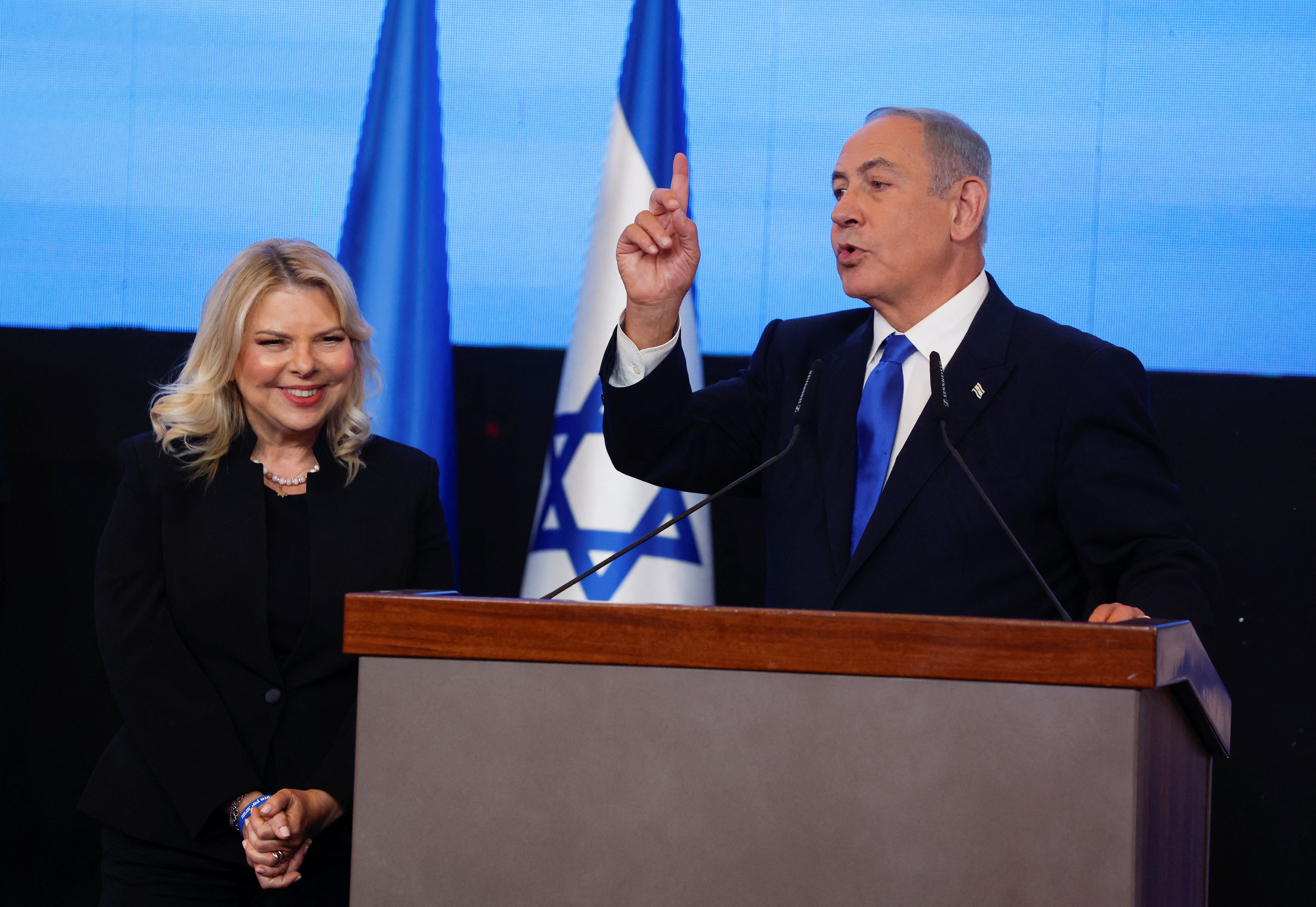 با شمارش تقریبا همه آرا، بنیامین نتانیاهو در آستانه بازگشت به قدرت در اسرائیل است