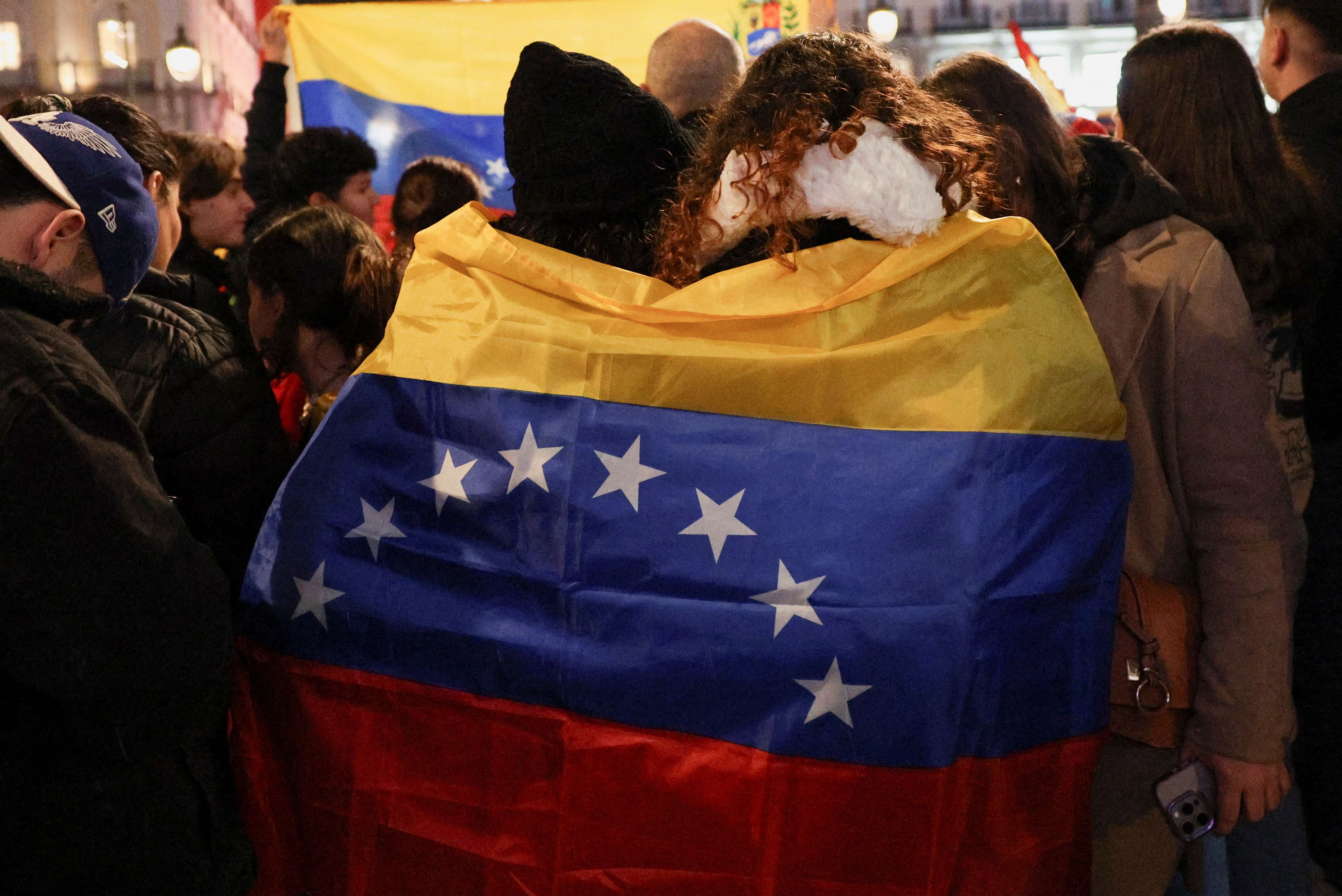 تجمع شهروندان ونزوئلایی مخالف حکومت مادورو پس از برگزاری مراسم تحلیف او