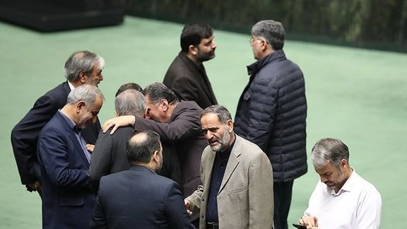 Iranian lawmakers during a special closed-door session on February 20, 2023