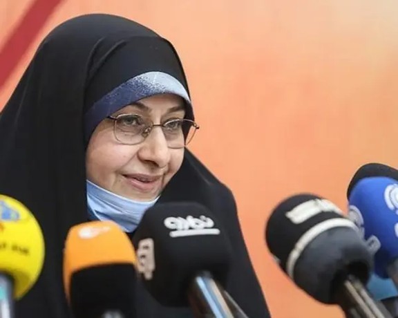 Iran’s Vice President for Women and Family Affairs Ensieh Khazali