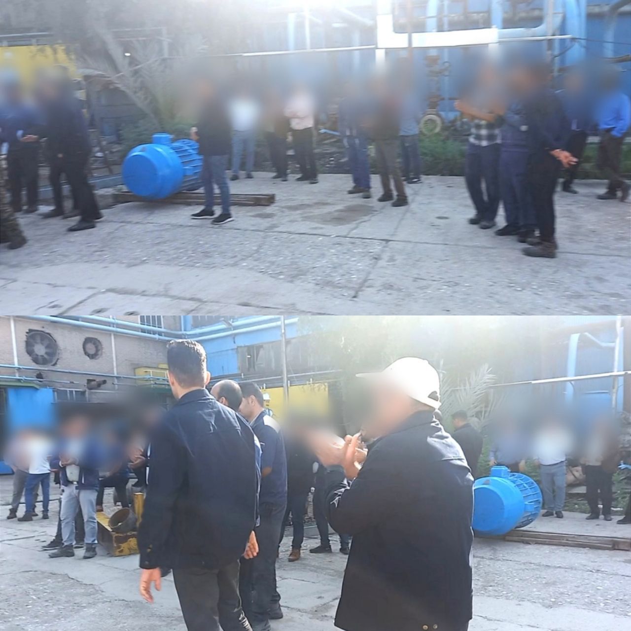 بازنشستگان تامین اجتماعی شوشتر و کارگران شرکت نیشکر هفت‌تپه تجمع اعتراضی برپا کردند