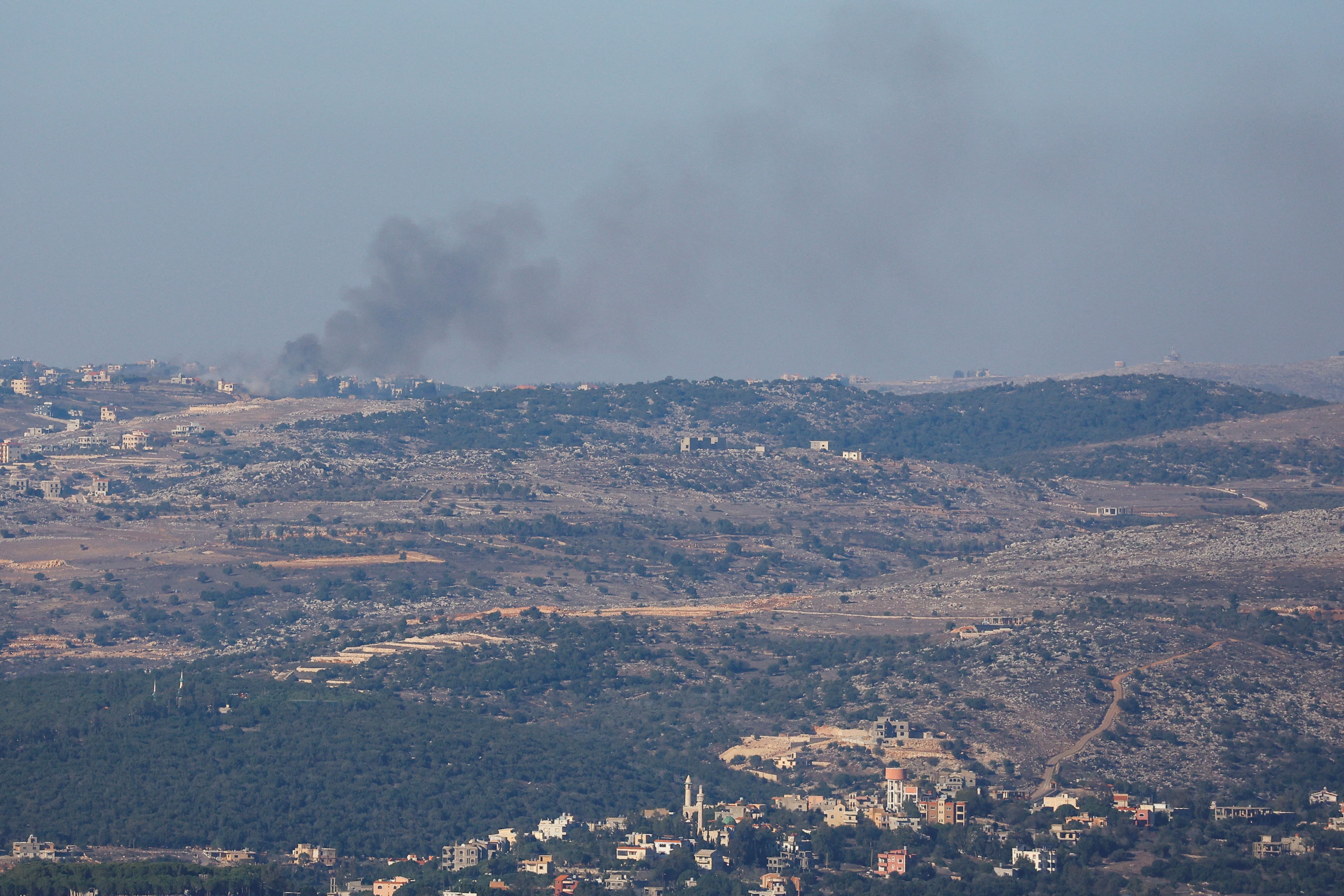 Israel-Hezbollah Fire Flaring Up At Lebanon Border 