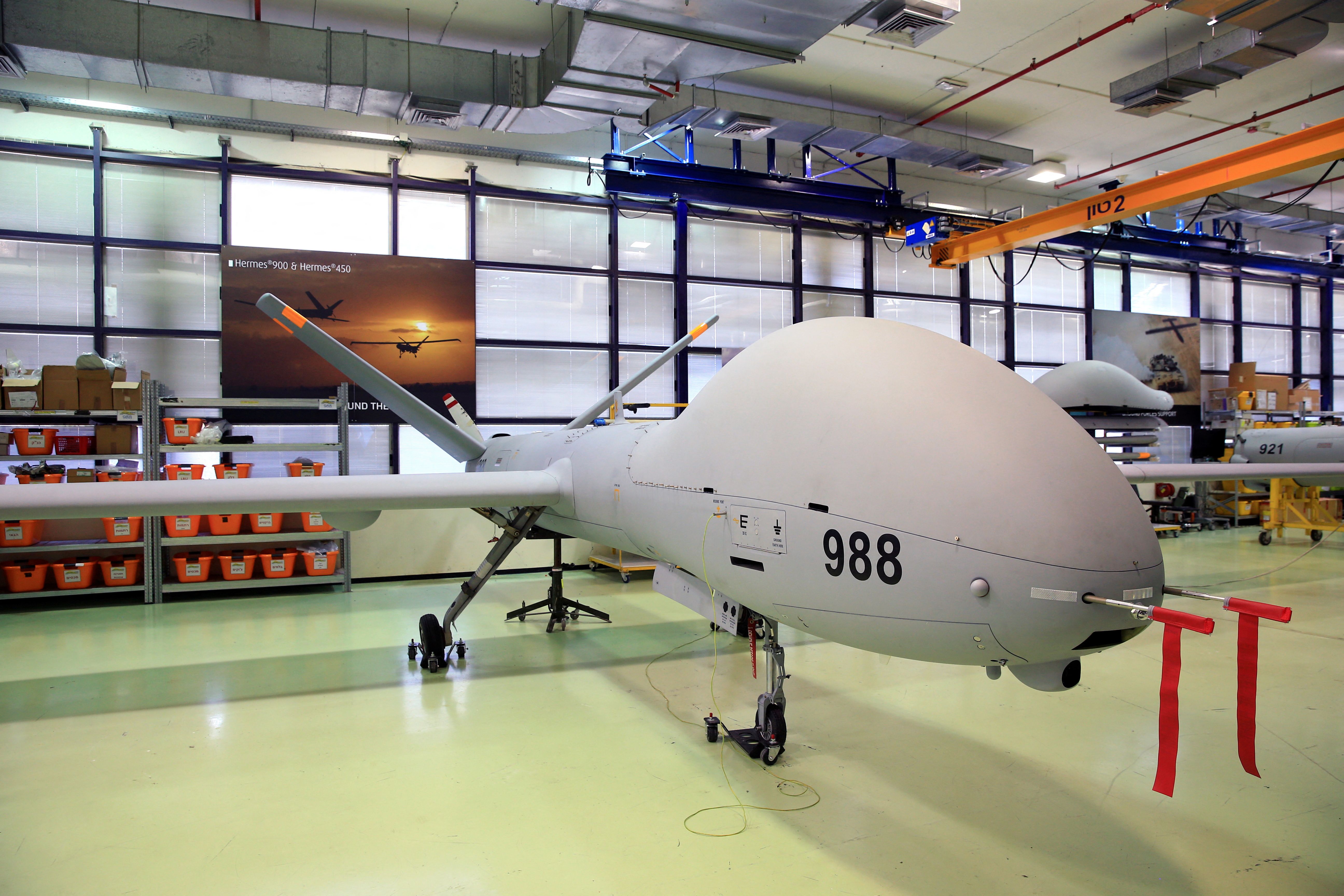 Large Israeli Drones Using Free-Falling Bombs, Can Carry Up To A Ton