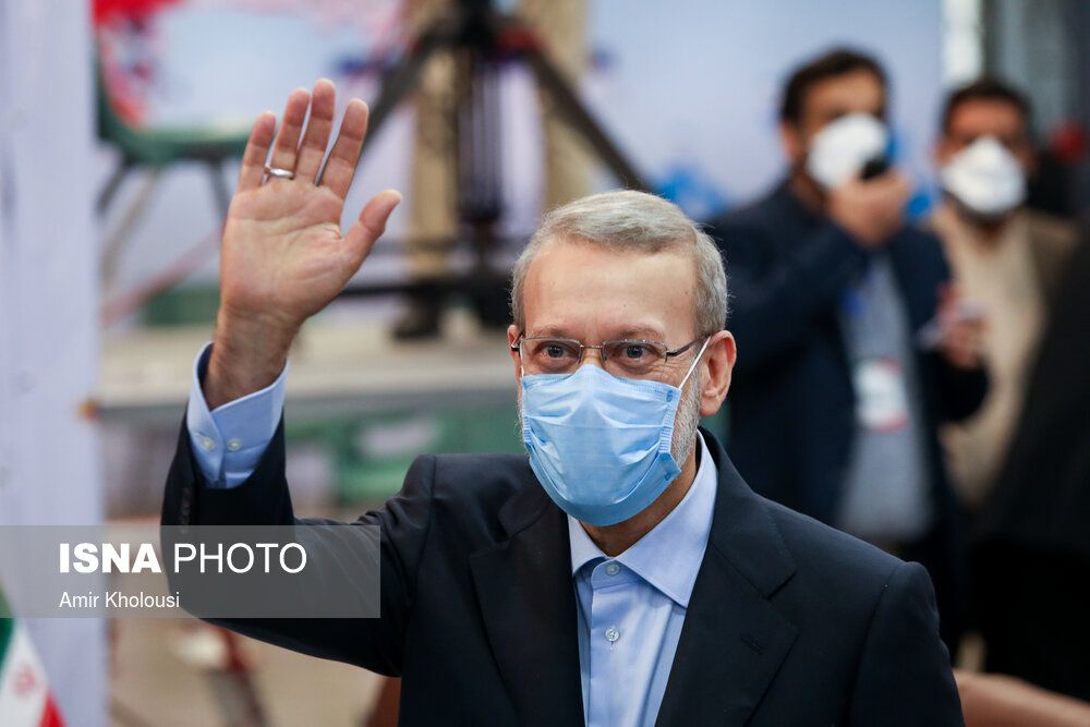 Former Iranian parliament speaker Ali Larijani 