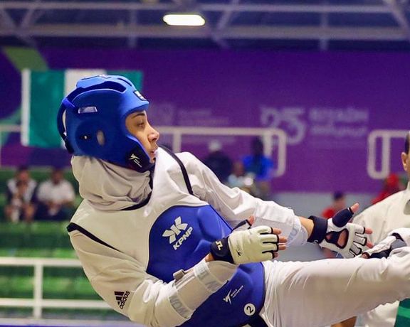 ساینا کریمی، قهرمان تکواندو بازیهای کشورهای اسلامی شد