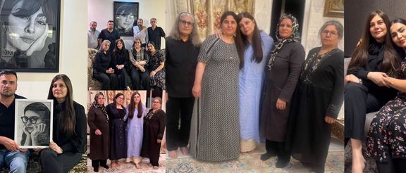 دیدار هنگامه قاضیانی با خانوادههای دادخواه