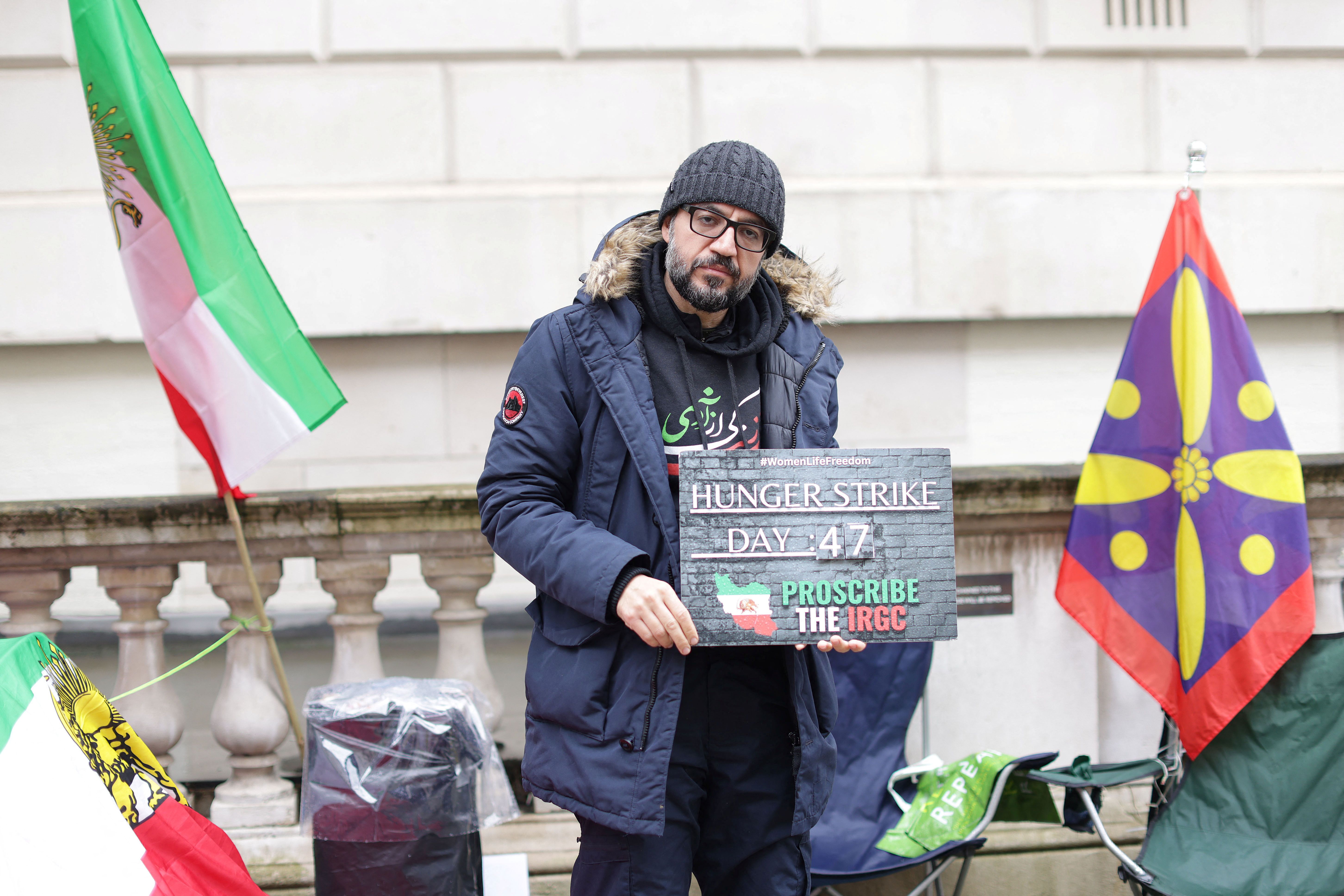 Iranian Hunger Striker Calls For Protest Rally To Proscribe IRGC