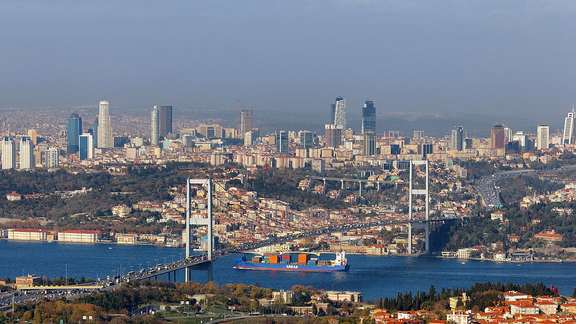 View of Istanbul, the business capital of Turkey