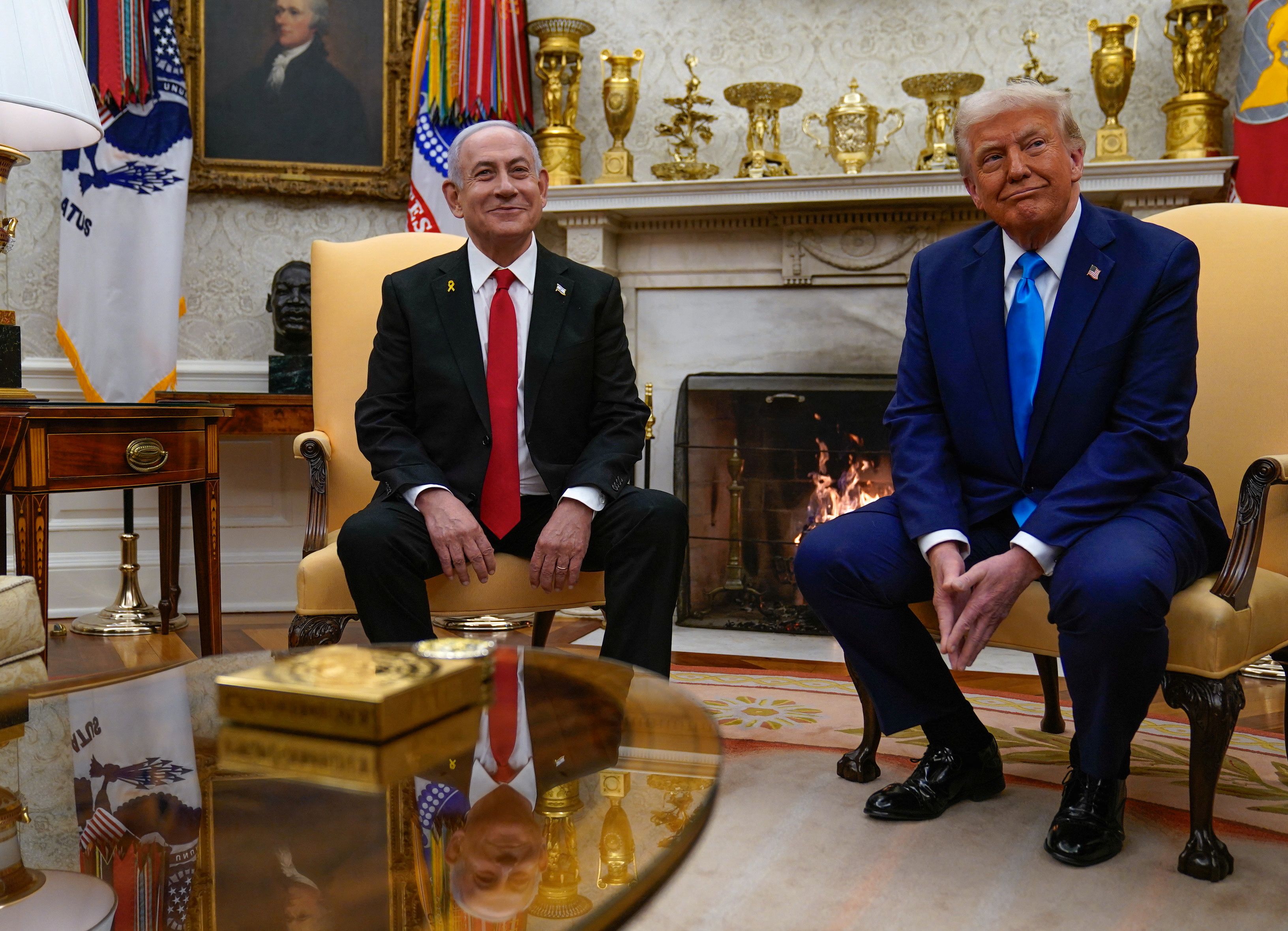 دیدار ترامپ و نتانیاهو در کاخ سفید