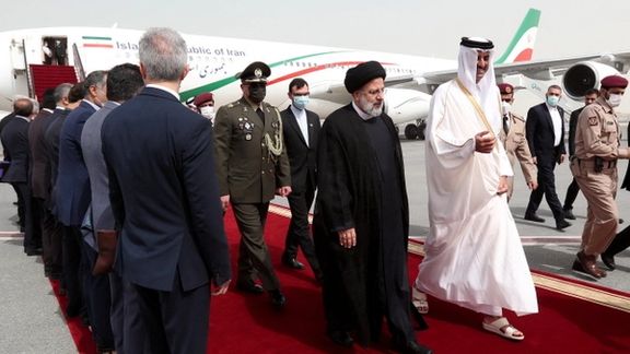 President Raisi arrives in Qatar on Monday
