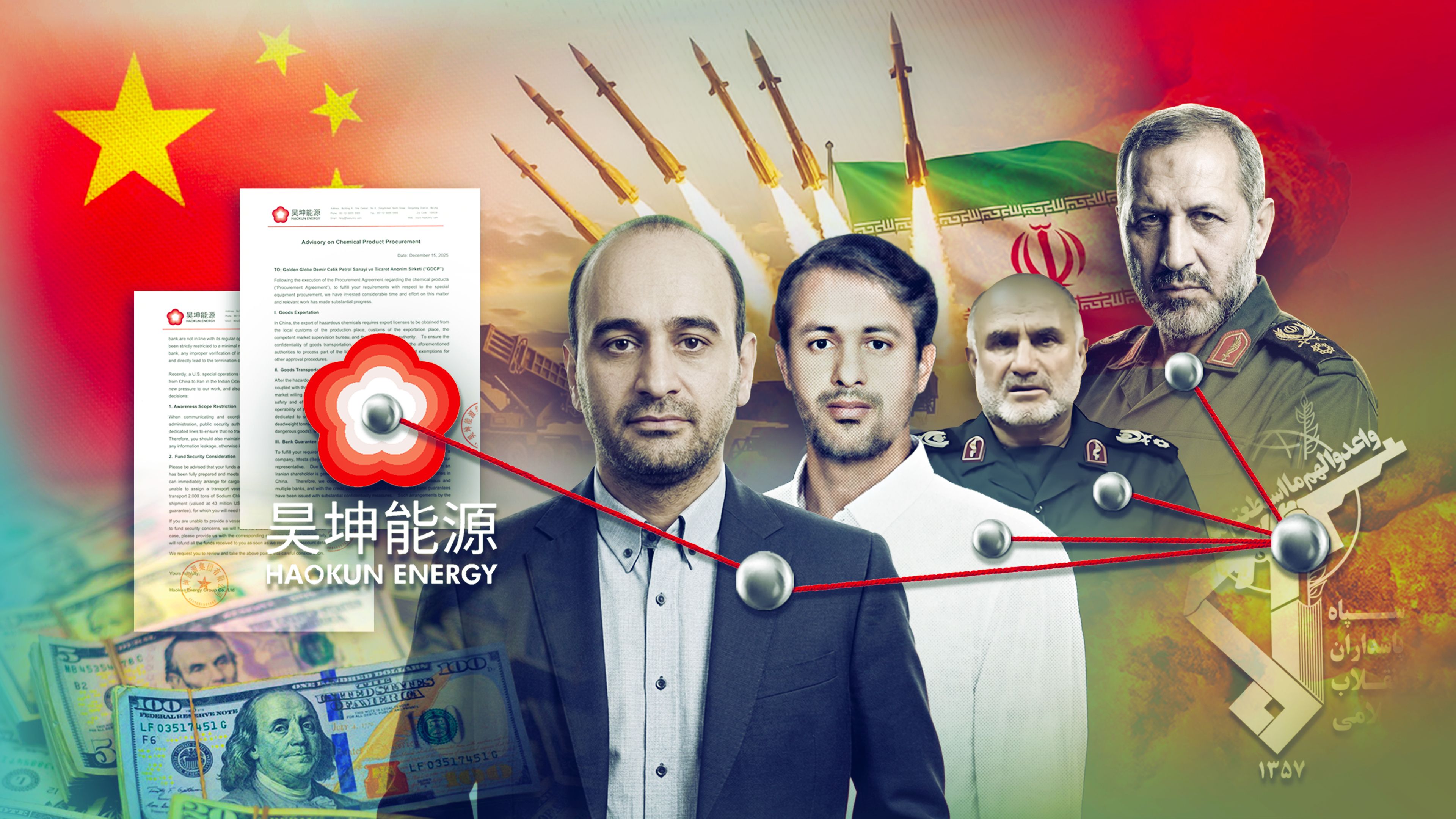 Leaked documents link Chinese firms to IRGC missile fuel network