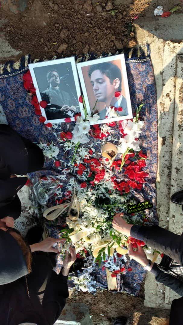 پیکر کیانوش سنجری در قطعه ۲۵۰ بهشت زهرای تهران به خاک سپرده شد