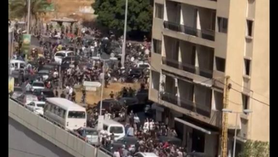 تیراندازی در نزدیکی محل تجمع هواداران حزبالله در بیروت دستکم یک کشته بر جای گذاشت