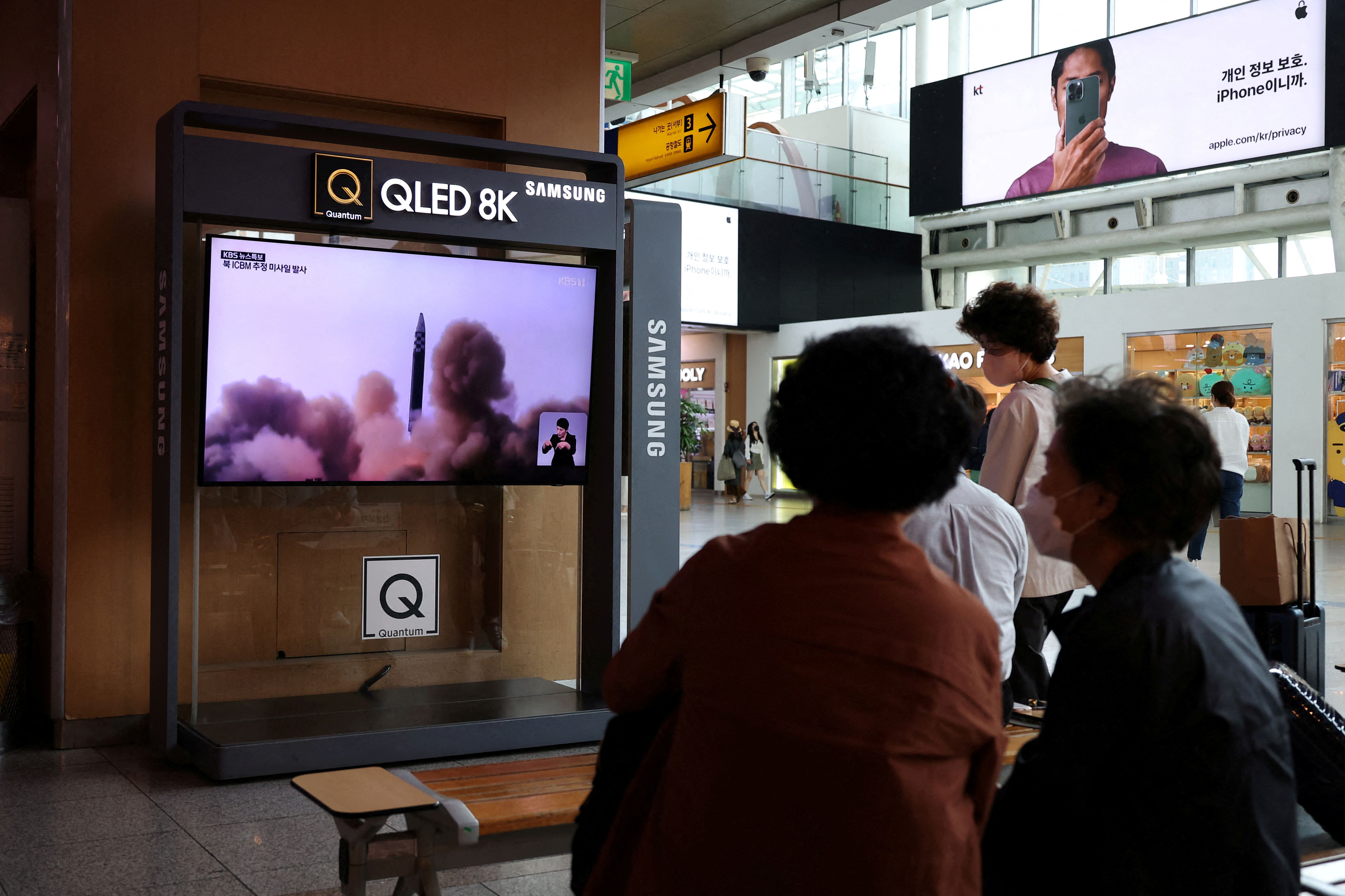 ساعاتی پس از خروج بایدن از شرق آسیا، کره شمالی یک «موشک بالستیک قاره‌پیما» آزمایش کرد