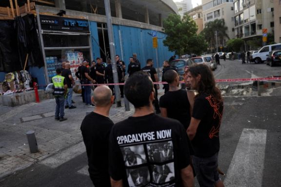 Israelis gather at the site of an explosion in Tel Aviv, Israel July 19, 2024.