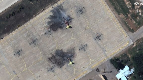 پایگاه هوایی شیراز پس از حمله، ۱۵ اسفند