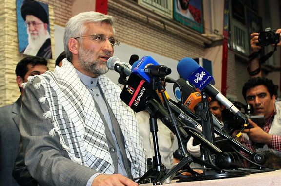 Iranian hardliner and presidential contender Saeed Jalili
