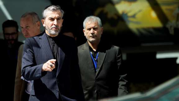 Iran's chief nuclear negotiator Ali Bagheri in Vienna in August 2022, right before talks reached an impasse