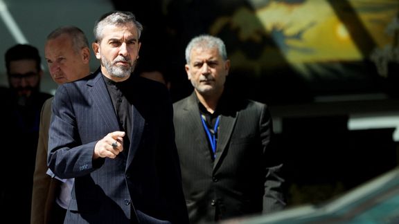 Iran's chief nuclear negotiator Ali Bagheri in Vienna in August 2022, right before talks reached an impasse