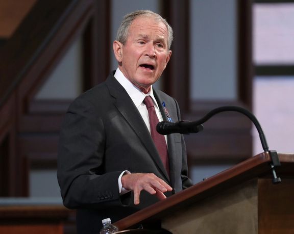 جورج دبلیو بوش: هدف قرار دادن اسرائیل از سوی ایران برای صلح جهانی خطرناک است
