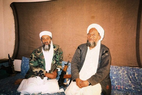 Slain Al-Qaeda co-founders Osama Bin Ladin (left) and Ayman al-Zawahiri