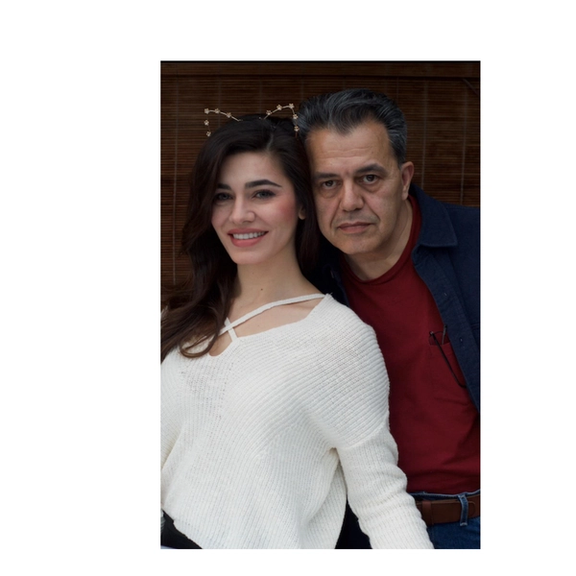 Gazelle Sharmahd and her father Jamshid.