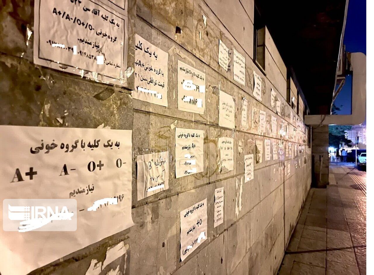 Flyers to sell body organs in Iran (file photo)