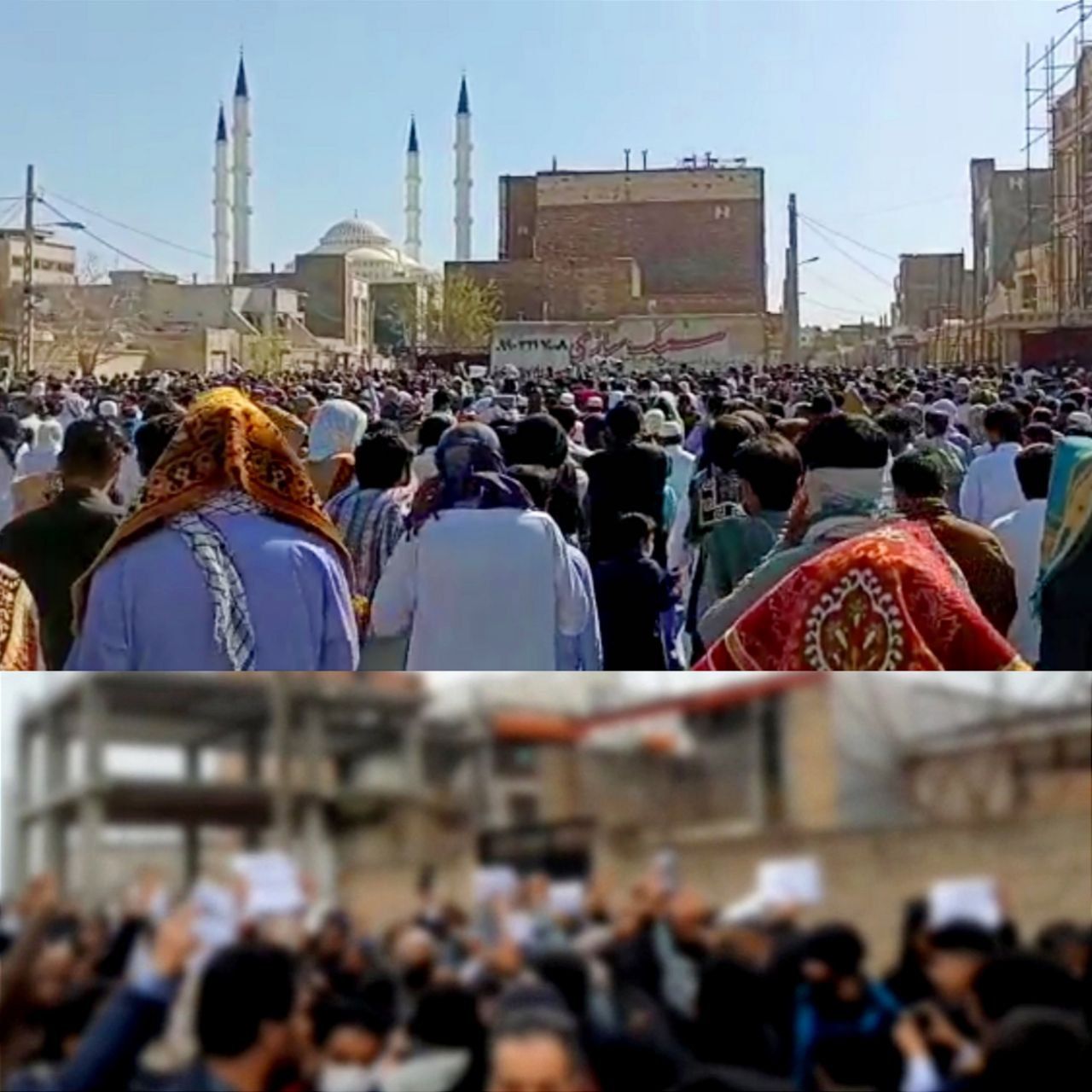 بیست‌ویکمین جمعه اعتراض در زاهدان در محاصره نیروهای نظامی شکل گرفت؛ تجمع دوباره در گالیکش